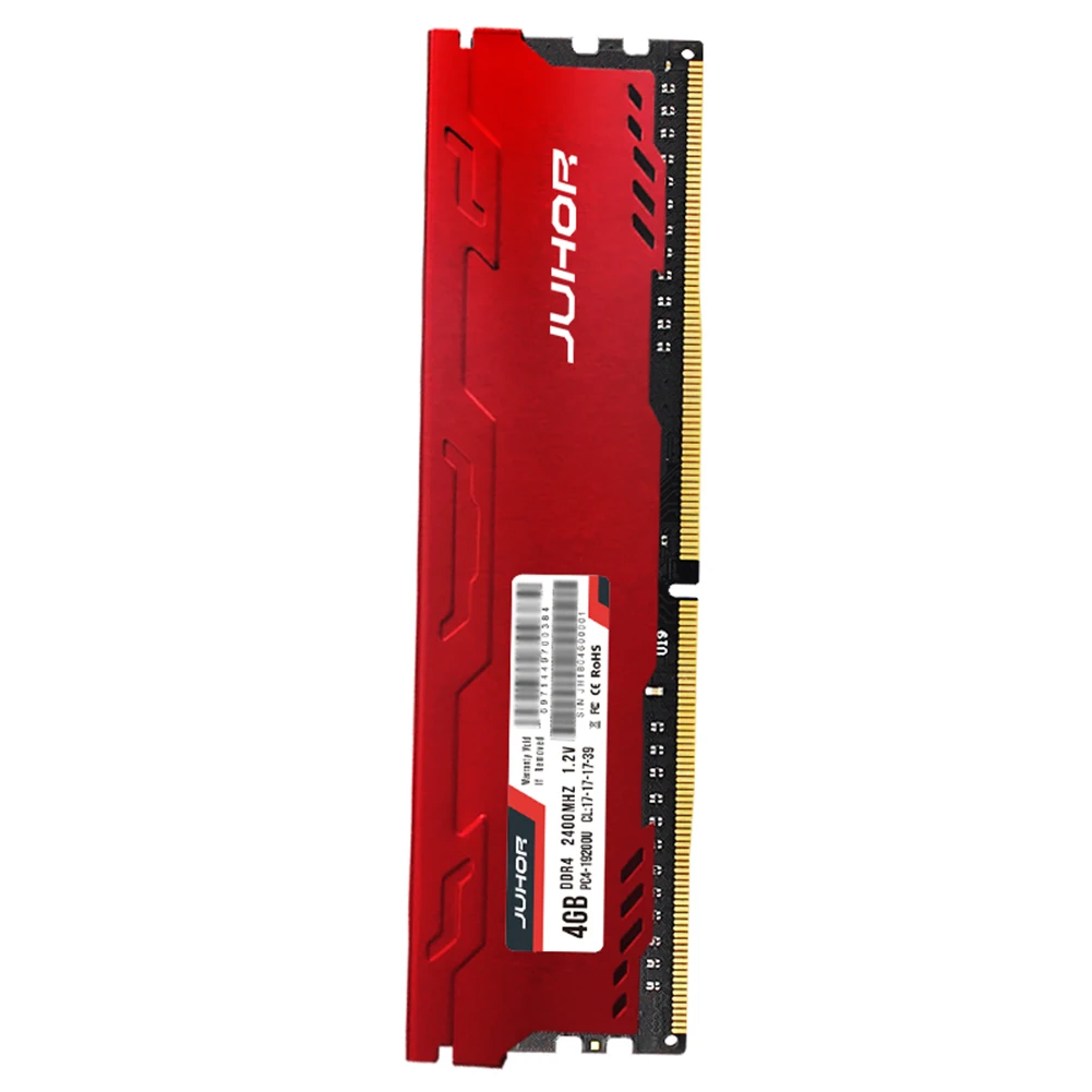 Комплект оперативной памяти для настольных ПК DDR4, оперативная память 4 ГБ, 8 ГБ, 16 ГБ, DDR4, 2400 МГц, U-DIMM, PC4-19200, 288 pin, non-ecc(без коррекции ошибок), оперативная память