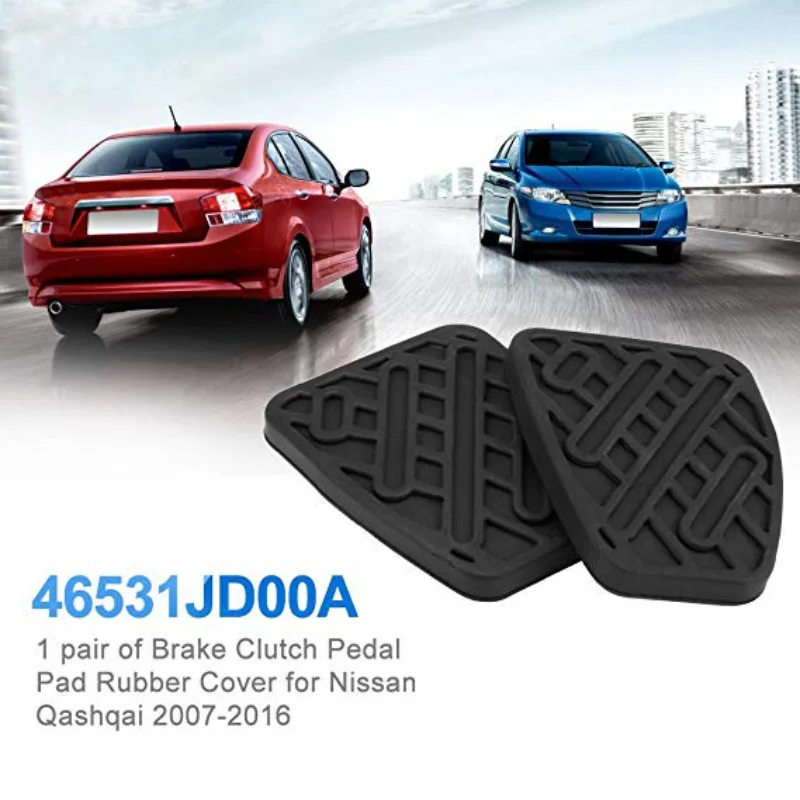 Тормозные педали сцепления резиновый чехол для Nissan Qashqai Руководство 2007-2016 # LD