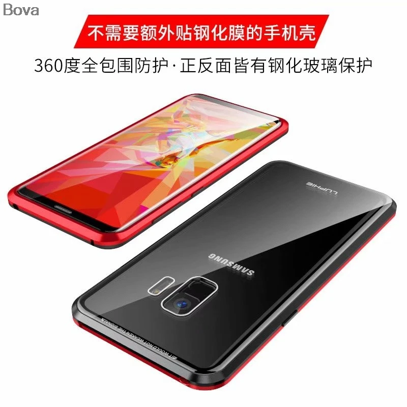 Роскошный Ультратонкий алюминиевый чехол-бампер Luphie для samsung Galaxy S9 и S9+ S9 Plus чехол
