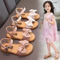 summer girls shoes comfortable soft bottom children sandals casual princess sandal kids flat beach shoes pink white 3 4 5 6 14t