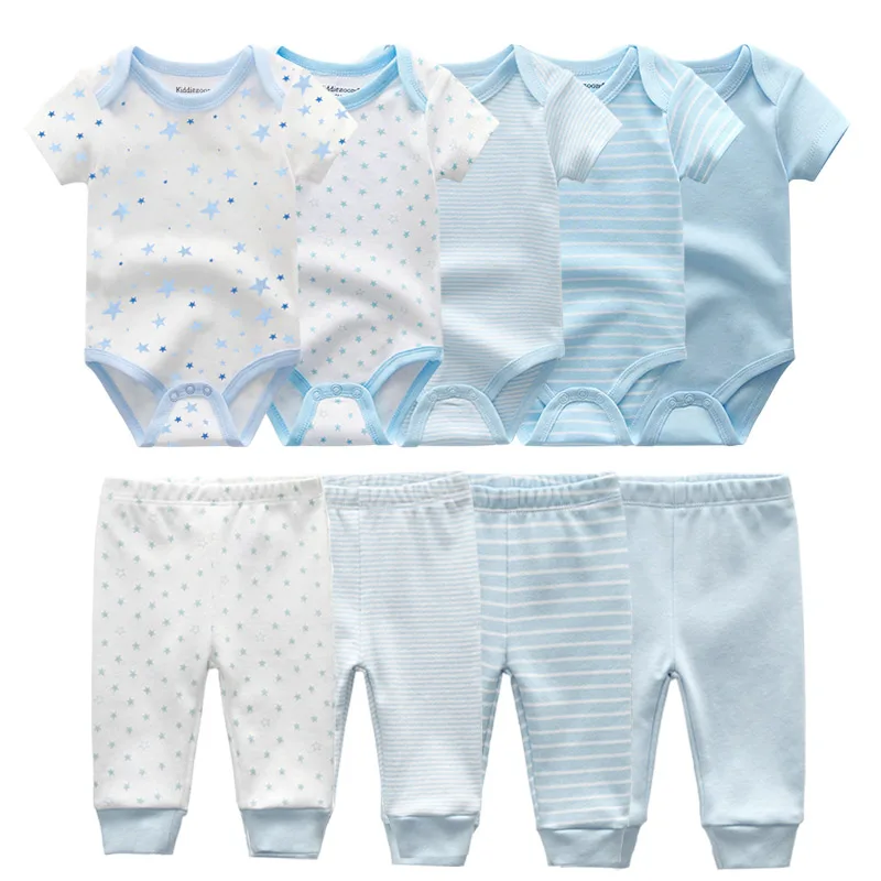 

2021 Solid Bodysuits+Pants Baby Boy Clothes Clothing Sets 0-12M Baby Girl Clothes Unisex Newborn Girls Baby Cotton Roupa de bebe