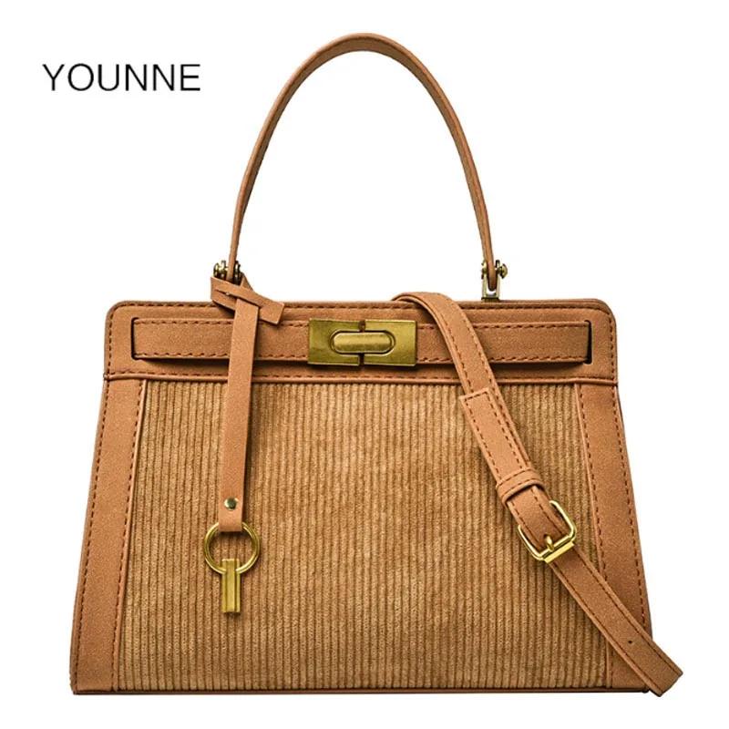 Вместительная сумка тоут YOUNNE через плечо с плечевым ремнем|Сумки ручками| |