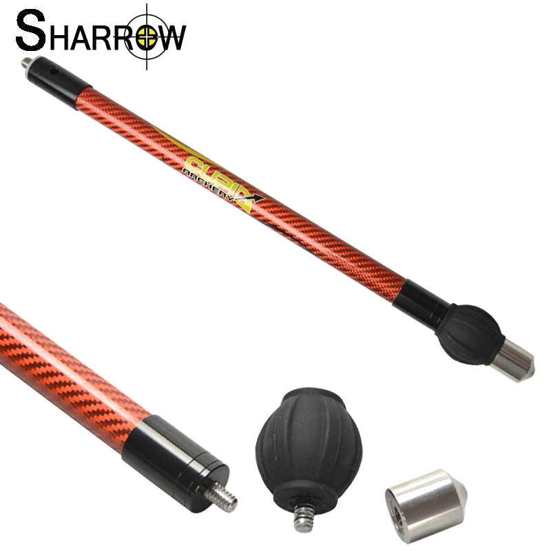 

1pc 12" Archery Carbon Stabilizer Balance Bar Damping Shock Absorber Rod for Recurve Compound Bow Shooting Hunting Accessories