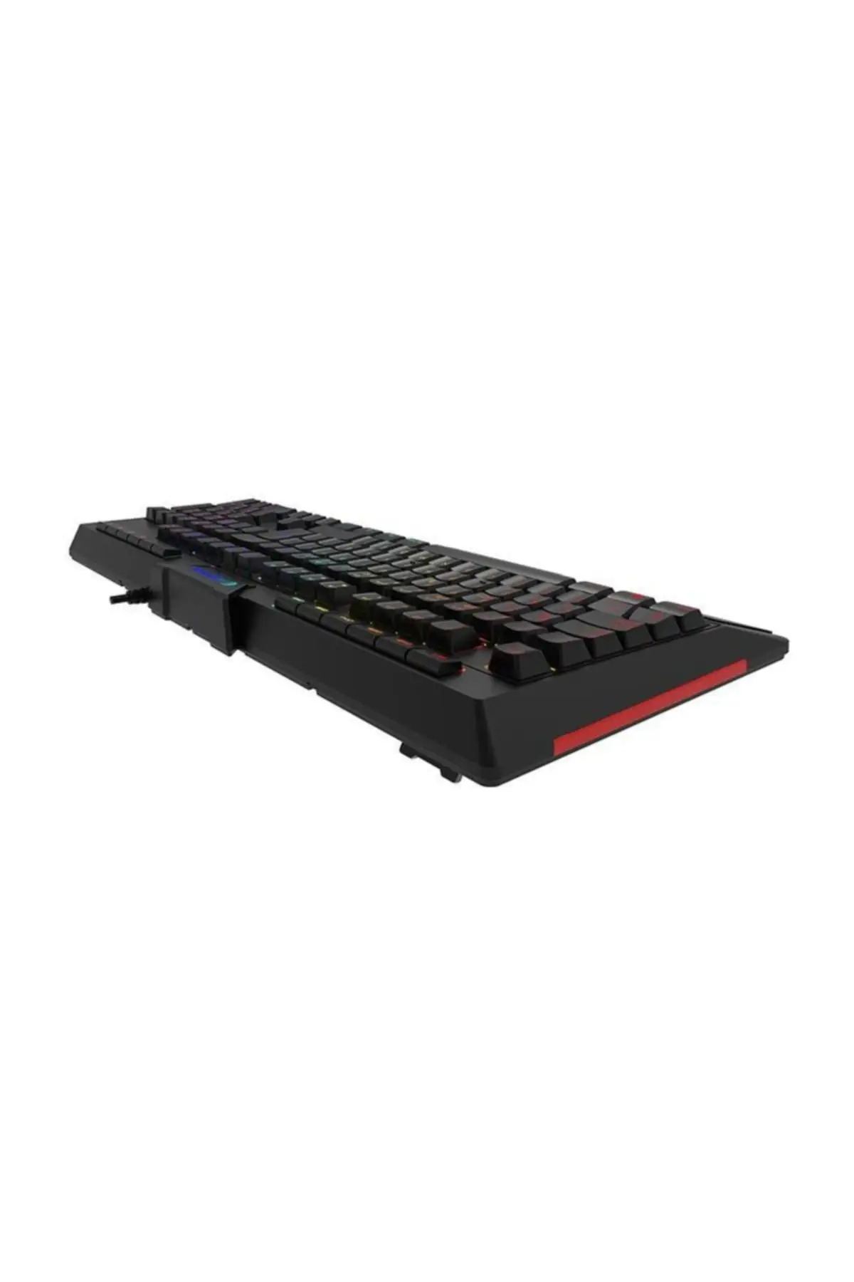 Rapıdo Plus Semi Mechanical Voice Operated Rainbow Luminous See Macros Gaming keyboard