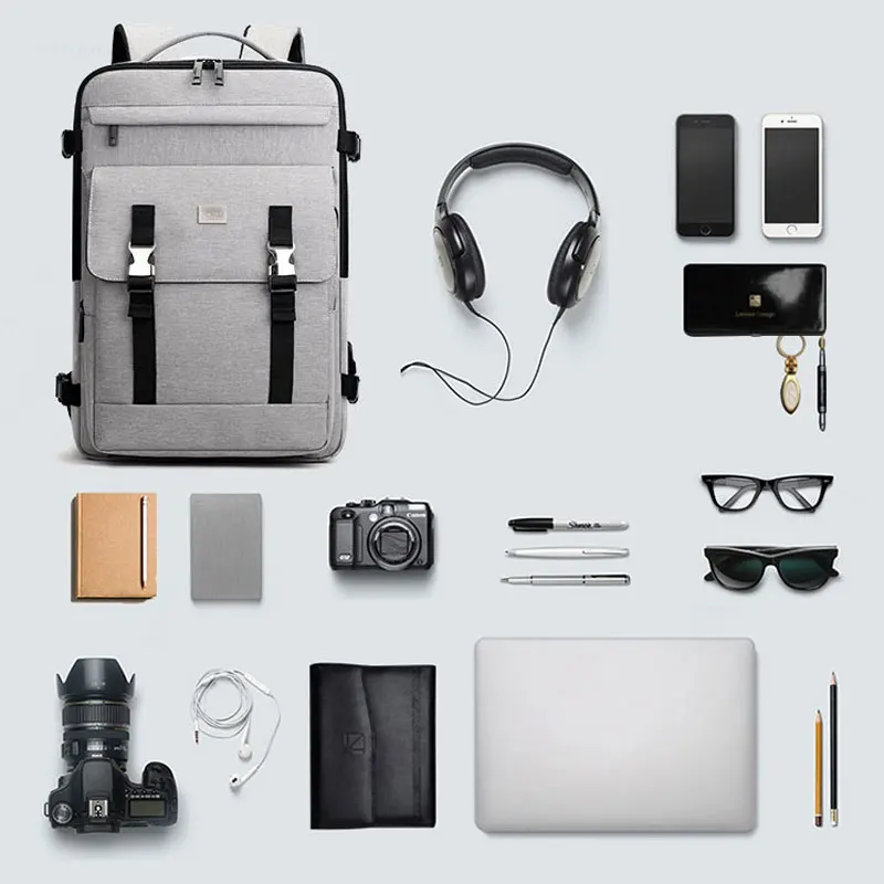 Мужской водонепроницаемый рюкзак многофункциональный дорожный для ноутбука 16