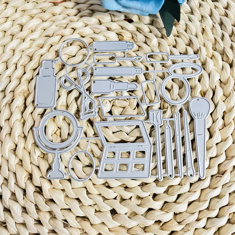 

make up tool mirror decoration die Metal Cutting Dies DIY Scrapbook Paper Cards Embossing Craft Die Cut handmade craft