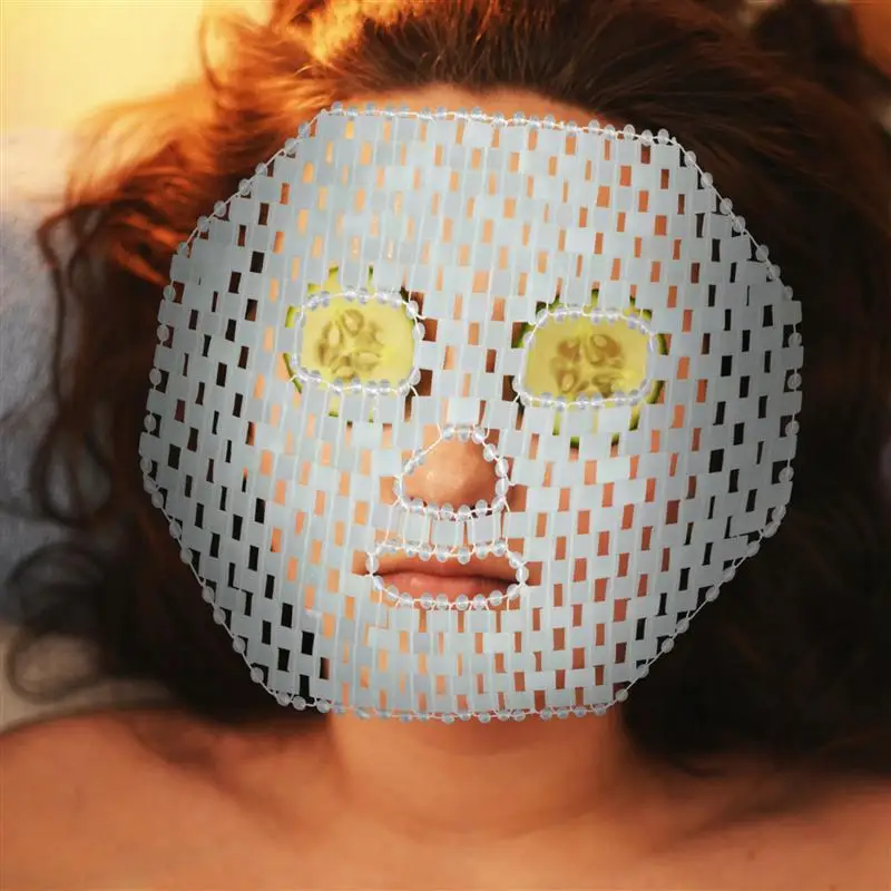 

Rose Quartz Natural 100% Jade Mask Stones Anti-Aging Mask Facial Sleeping Face Mask Facial Massager Beauty Care Tool Cooling