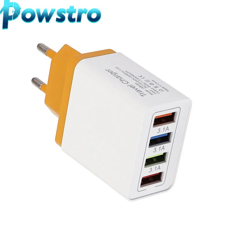 USB зарядное устройство 3.1A Быстрая зарядка для мобильного телефона IPhone X Samsung Xiaomi