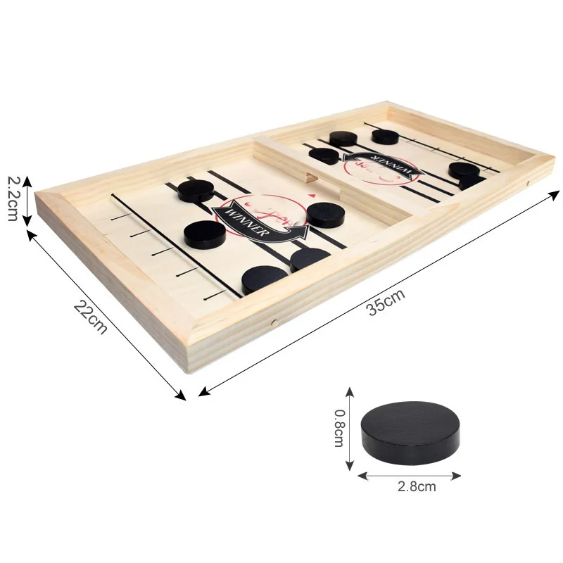 Hot Fast Hockey Sling Puck Game Paced Sling Puck Winner Fun Toys Board-Game Party Game Toys For Adult Child Family Games images - 6