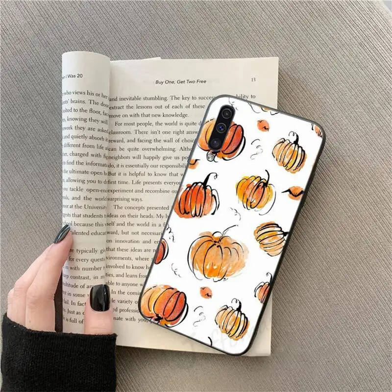 

Cute ghost Halloween pumpkin Phone Case For Samsung galaxy S 9 10 20 A 10 21 30 31 40 50 51 71 s note 20 j 4 2018 plus