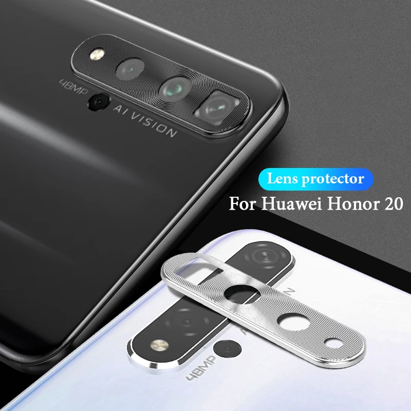 Задняя крышка для камеры Huawei Nova 4 4e защитная объектива с кольцом Honor 20 Pro