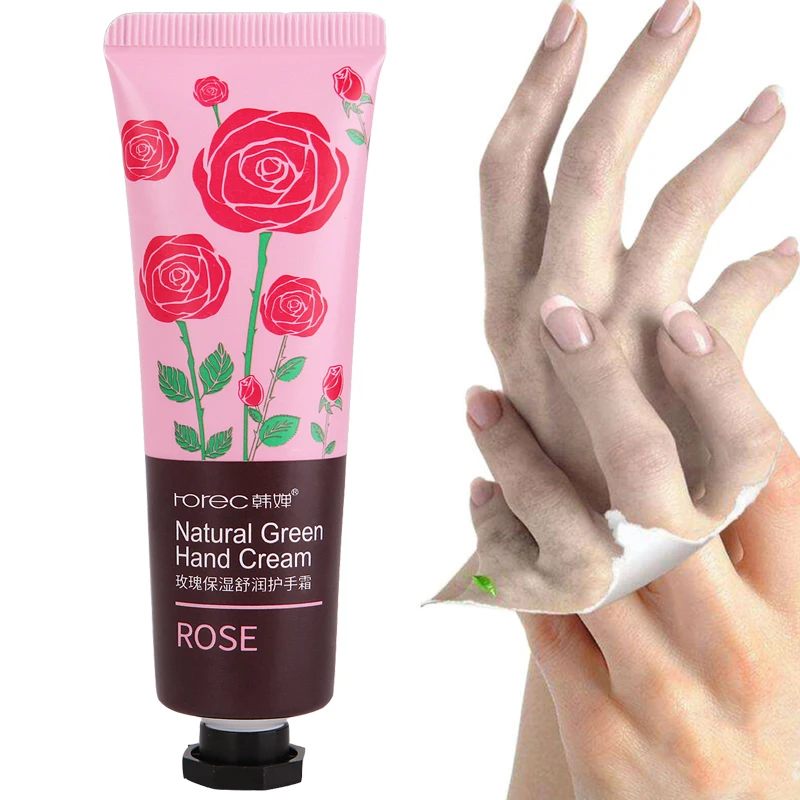 Fruit flower hand cream dry damaged skin hand lotion moisturizing hand care