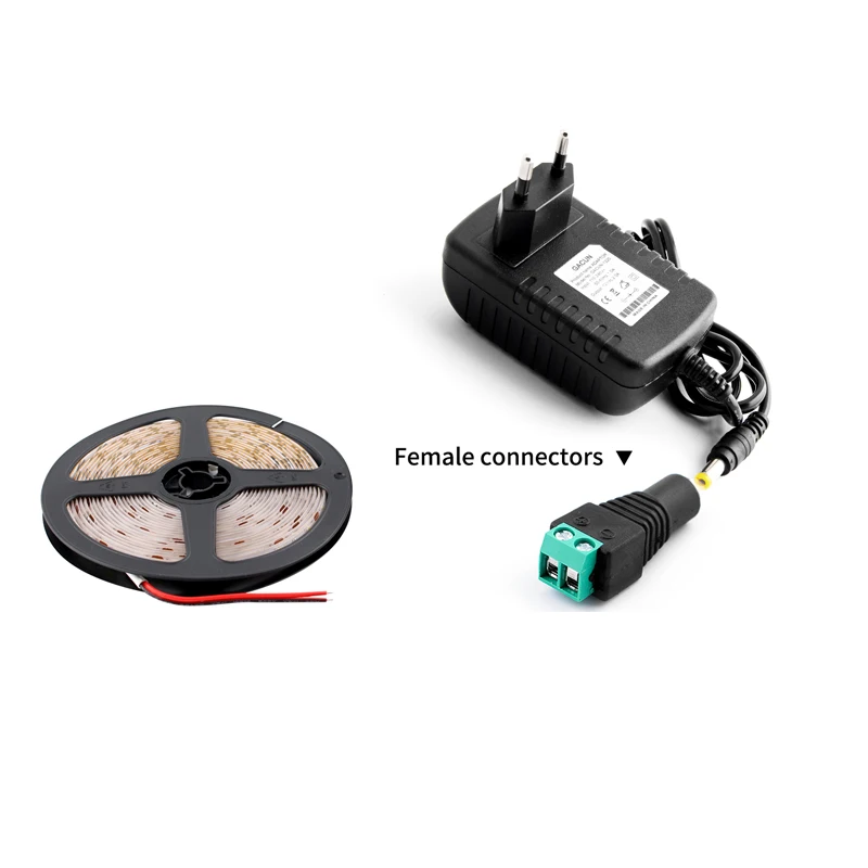 Светодиодный трансформатор освещения 12 V 2A светодиодный полосы 2835 SMD 5 м 60