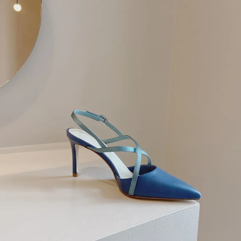 Блочным каблуком Босоножки Женская обувь Talons Femme 2021 босоножки с петлей на пятке 8 5