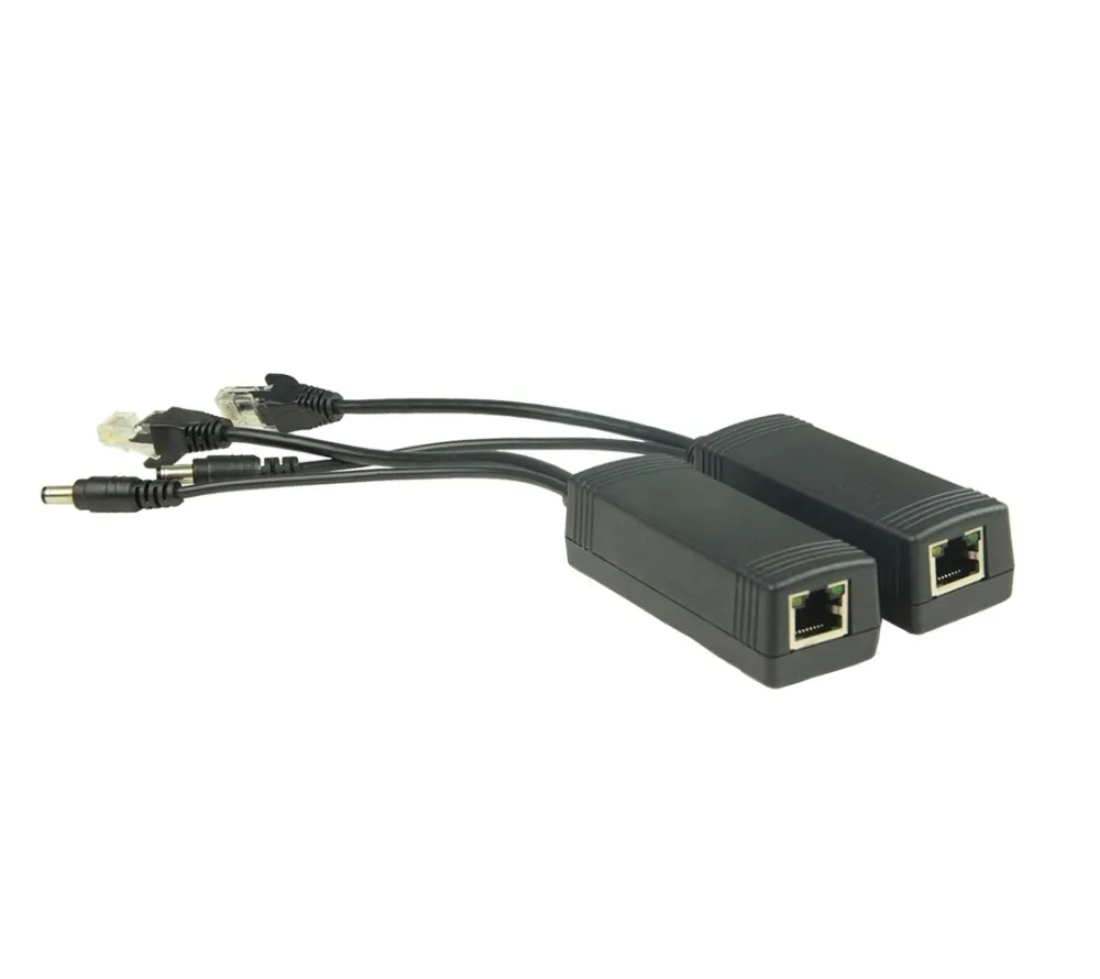 POE сплиттер DC12V 13 Вт Кабель адаптер POE, блок питания 12 В разделитель combiner PD3202