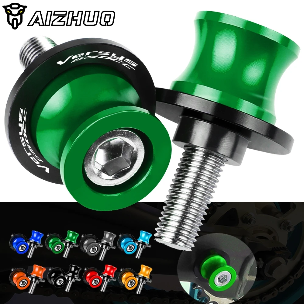 

Motorcycle 8/10MM Stand Screws FOR KAWASAKI VERSYS 650 cc 2009-2014 CNC Aluminum Swingarm Slider Spools Accessories Versys 650