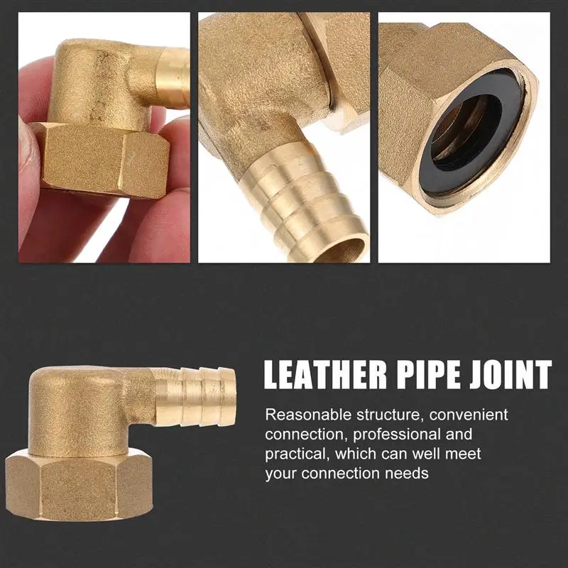 

2pcs Practical Multifunctional Simple Water Filter Connectors Water Pipe Fitting Right-Angle Bend Air Nozzle Hose Hose Connector