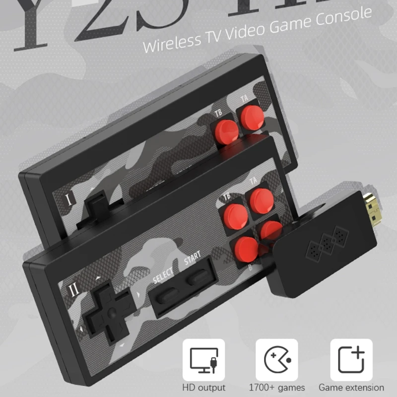 

4K Video Game Console Built in 1400 Games Classic Retro Wireless Controller