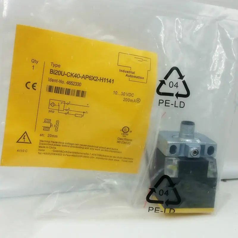 

new Turck proximity switches BI15-CK40-VP4X2-H1141 BI20-CK40-VP4X2-H1141 NI20-CK40-VP4X2-H1141 NI25U-CK40-VP4X2-H1141