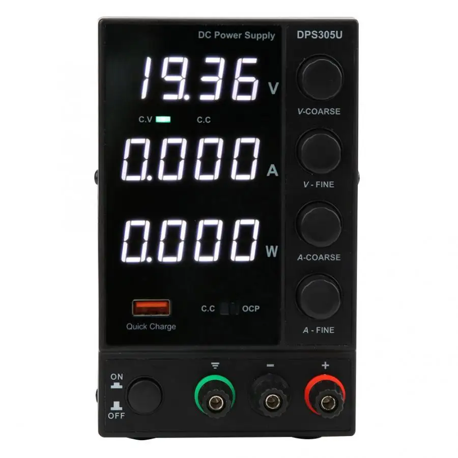 Лабораторный импульсный источник питания 18 Вт USB постоянный ток QC3.0 30 В 5A