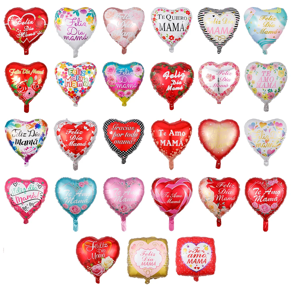 Фольгированные воздушные шары в форме сердца 18 дюймов | Дом и сад