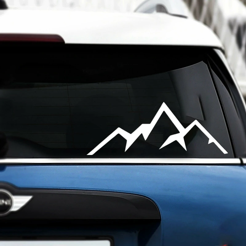 

40536# Die-Cut Vinyl Decal the Mountains Car Sticker Waterproof Auto Decors on Car Body Bumper Rear Window