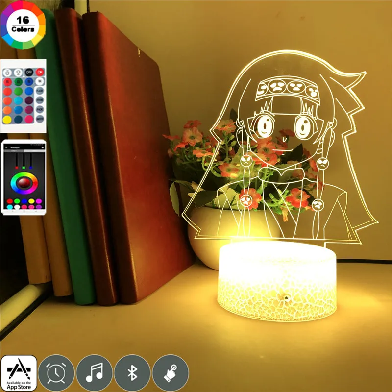 Фигурка аниме Hunter X Hunter Alluka Zoldyck Aruka, цветной ночсветильник, подарок для ребенка, домашний декор спальни, светодиодная настольная лампа 3d, Usb л...