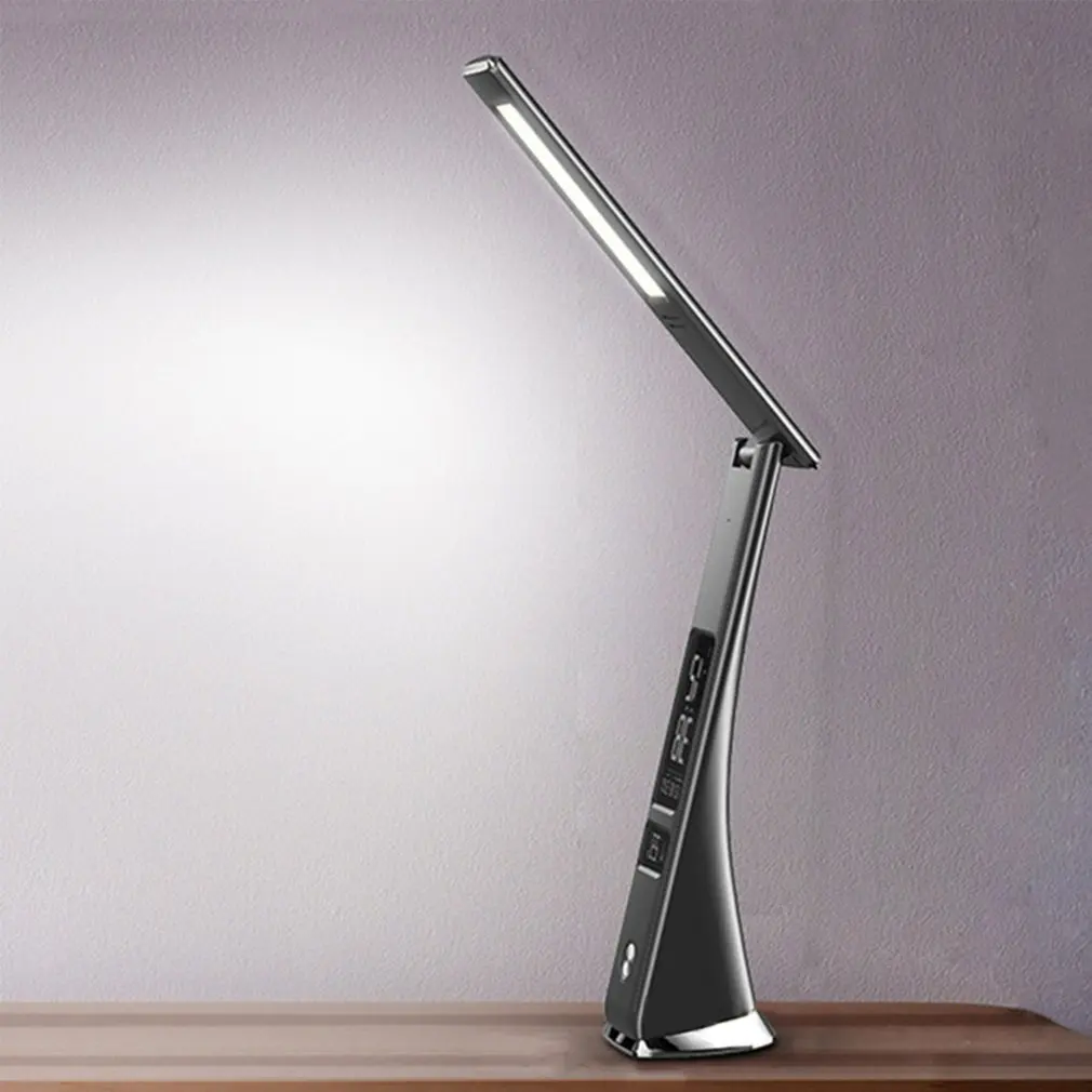 

Office Reading Work Desk Lamp Folding Eyelid Pattern Desk Lamp Usb Charging Touch Dormitory Desk Lamp