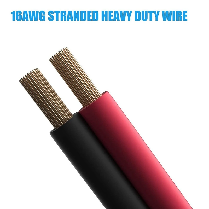 

12Ft Power Extension Cord for 12V 24V Car Charger with Power Socket Compatible Air Compressor