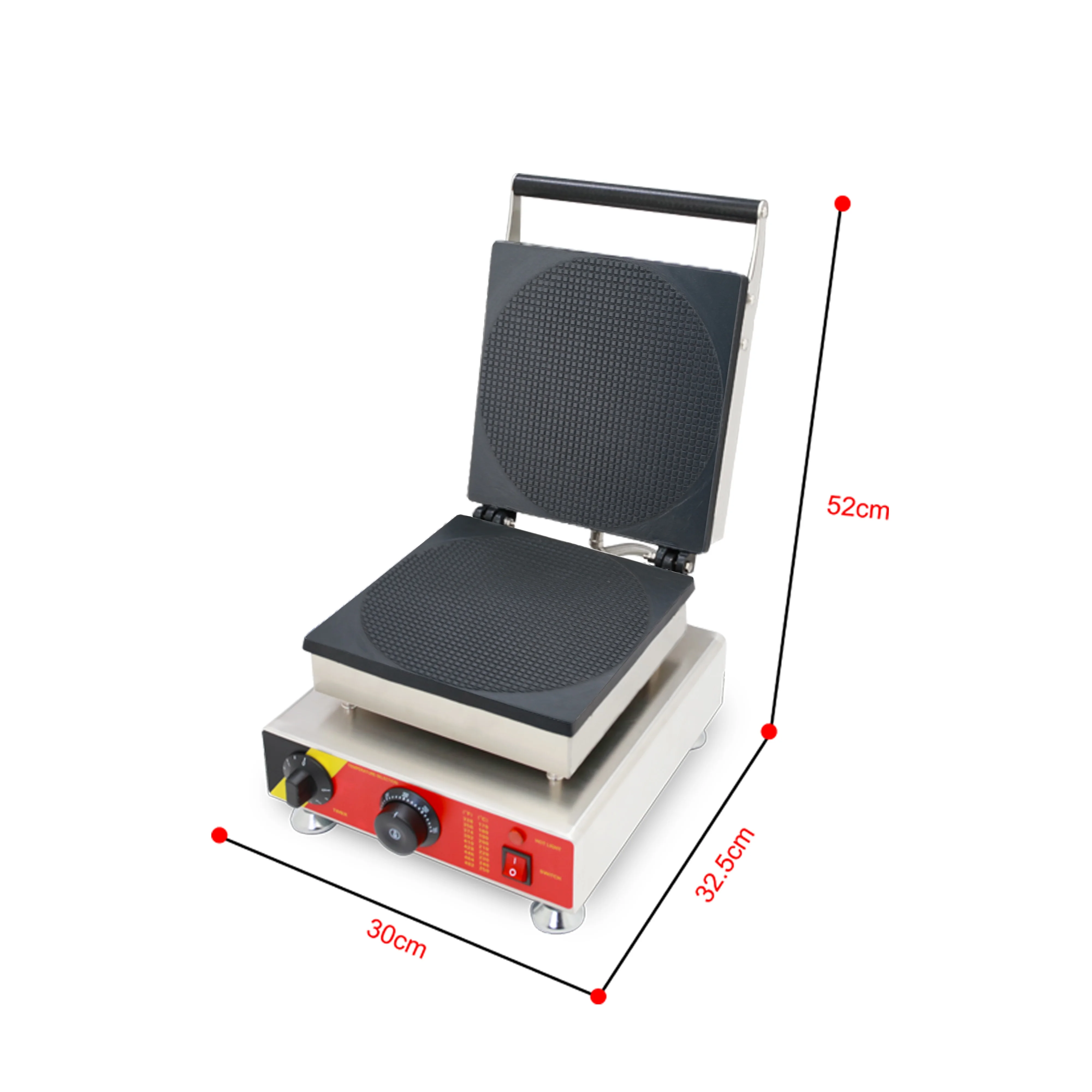 

110V 220V Commercial Electric Waffle Machine Non-Stick Pancake Baking Machine Waffle Maker