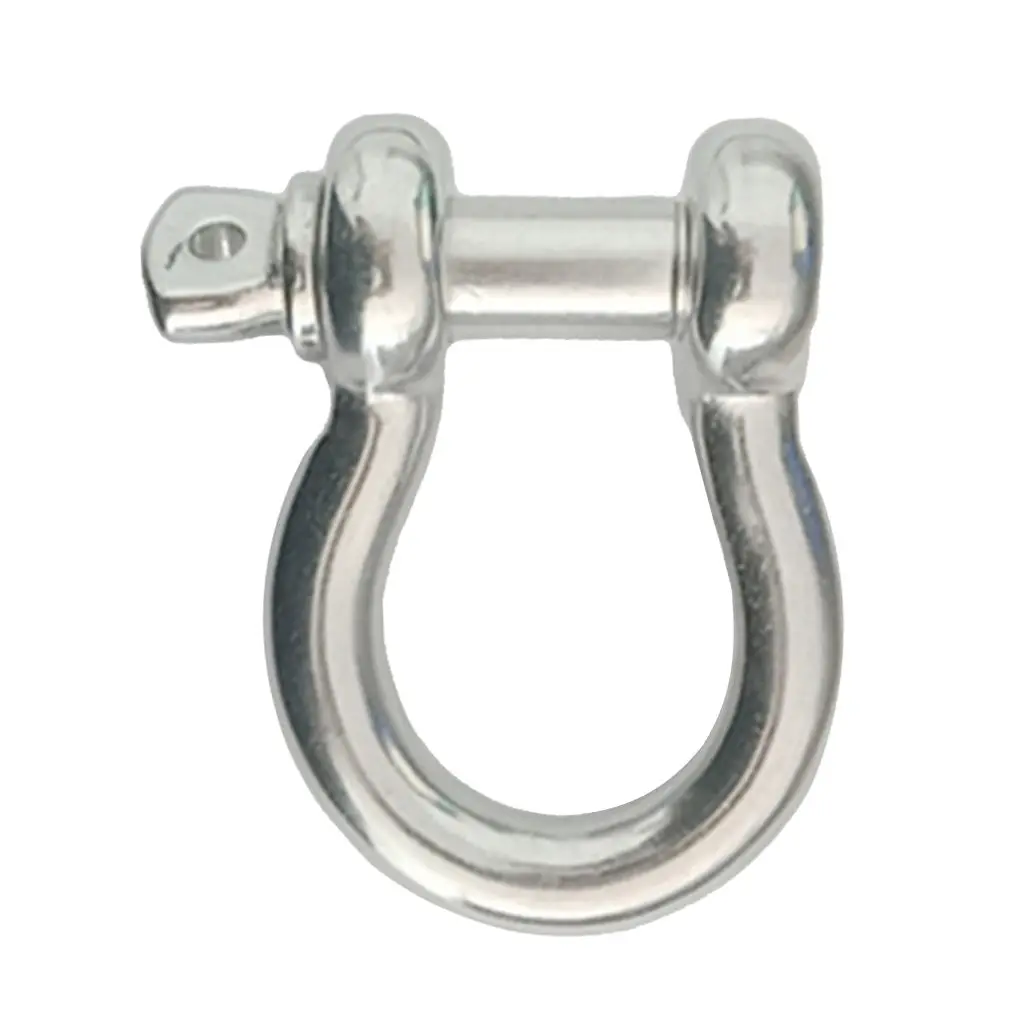 

7/8 '' Shackles For Anchor Chains / Metal D-Shape Buckle 316 Stainless Steel Hoop Shackle