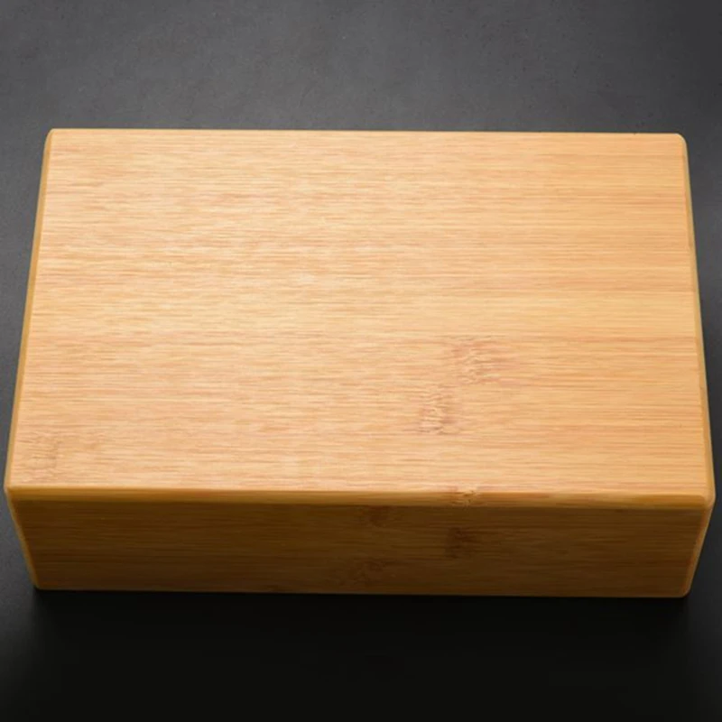 Бамбуковый блок для йоги 2 шт. бамбуковый подставки кирпич углубления поз