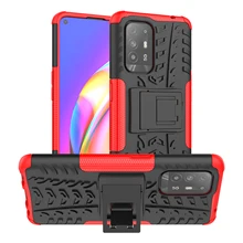 For OPPO A94 5G Case Armor Rubber Silicone Kickstand Protective Hard Phone Case For OPPO A94 5G Cover For OPPO A94 5G A94 4G