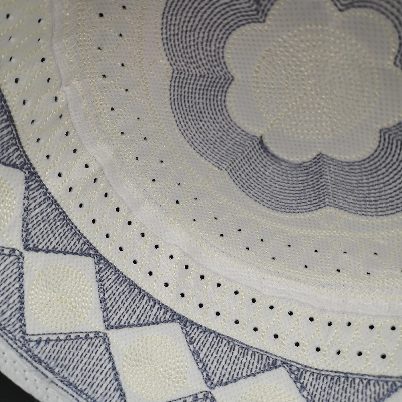Мужские серые и белые мусульманские молитвенные шапки Yarmulke Еврейская Кипа для