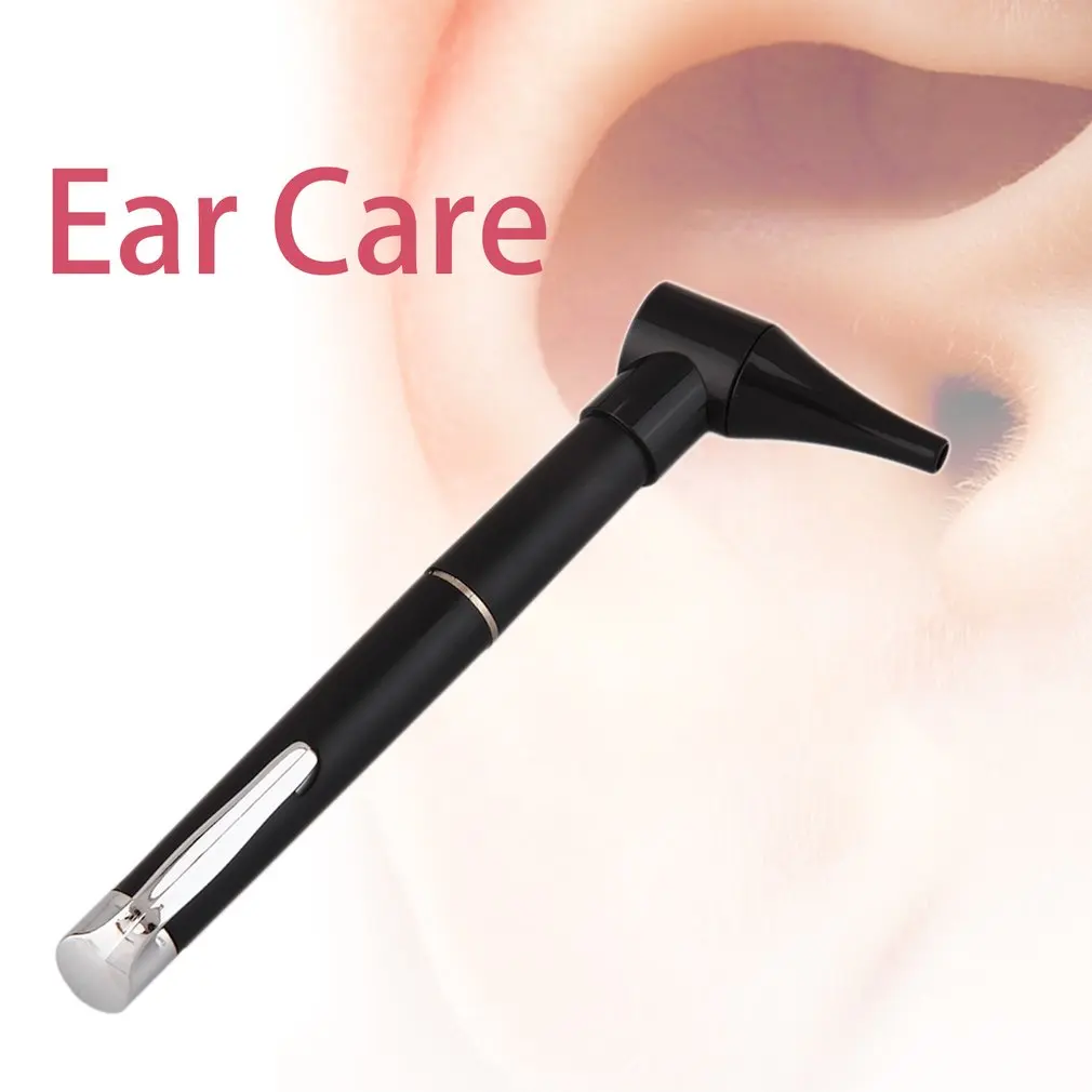 

LED Electronic Ear Vacuum Flashlight Earpick Clean Tweezers Tool Stainless Steel Tweezers Earwax Removal Tool Portable Ear Care