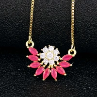 hot sale geometric zircon choker necklace for women girls gold color rhinestone necklace pendant fashion jewelry christmas gift