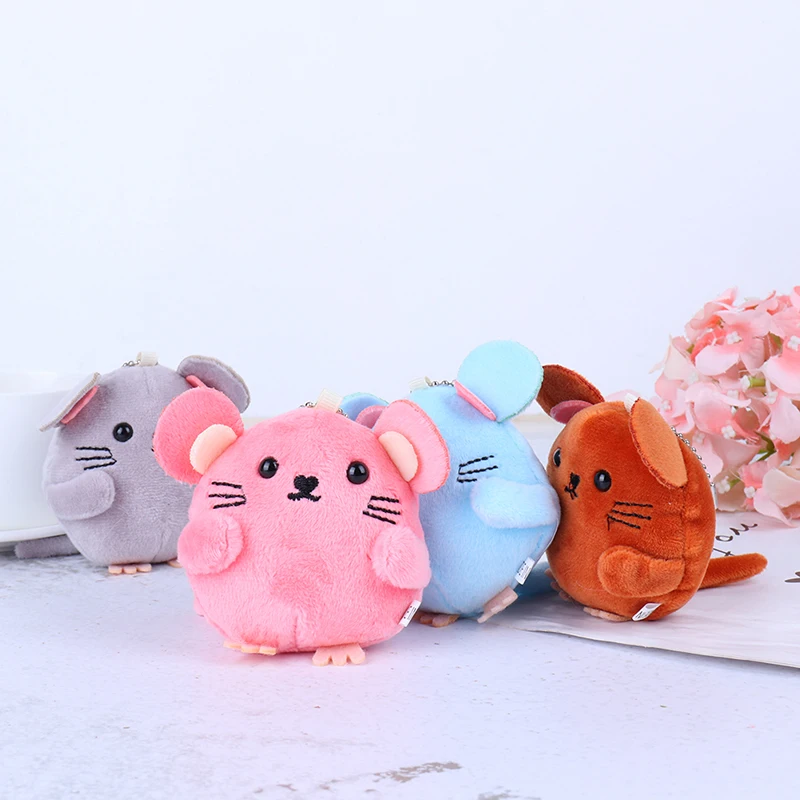

1pcs Lovely Plush Rat Toy Cute Mini Mouse Toys Stuffed Plush Animal Toy Key Chain Dolls For Children