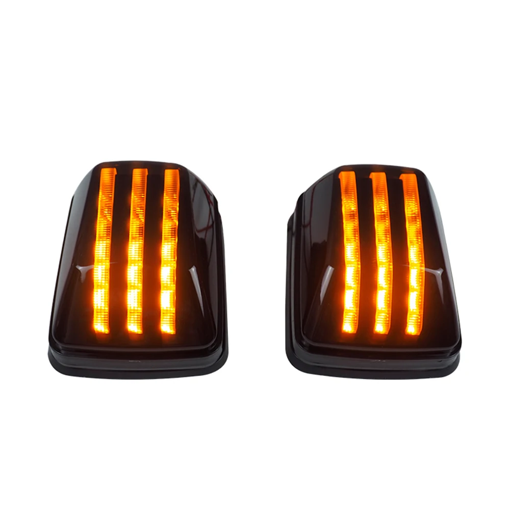 

For W463 G-Class G500 G55 AMG G550 Front Smoked Lamps Dynamic Turn Signal Lights Corner Lamp 1990-2016