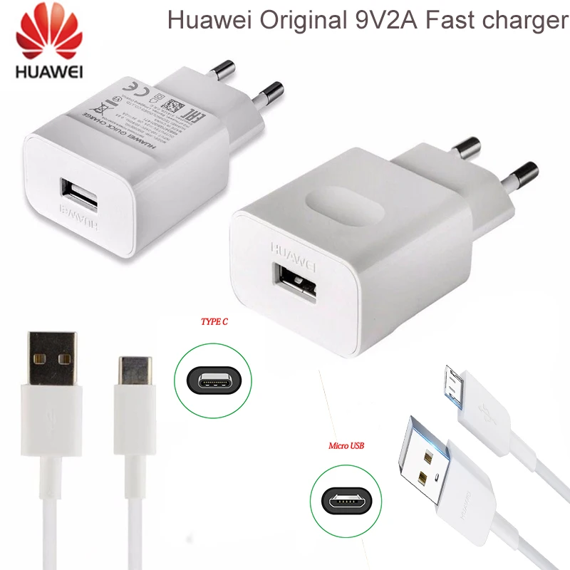 Зарядный кабель Huawei оригинальный 5 В/2 А 9 с функцией быстрой зарядки для P8/P9 Plus