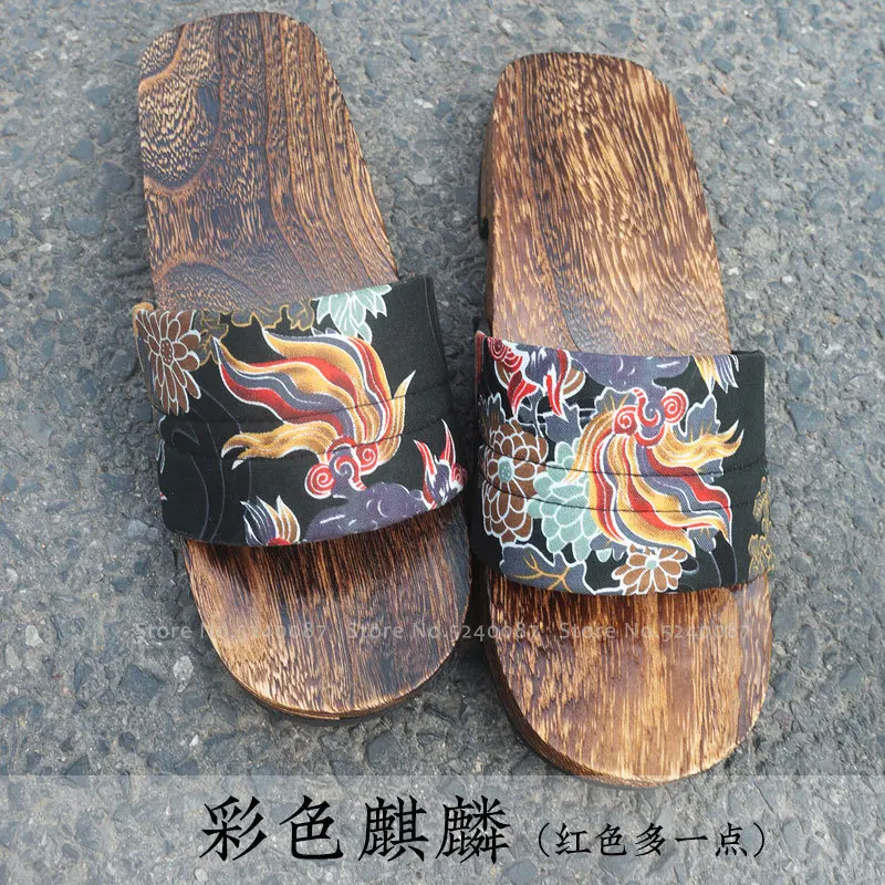 Мужские кимоно гэта сабо в японском стиле тапочки юката китайская деревянная