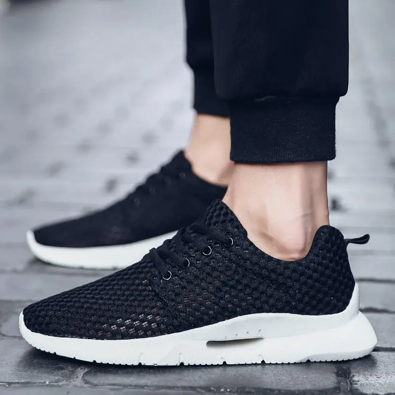 Кроссовки мужские легкие дышащие повседневная обувь для пар большие размеры |