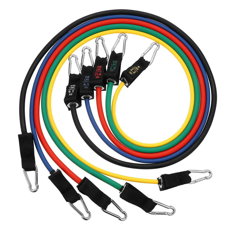 TOMSHOO набор резистивных лент 17 шт. для тренировок в тренажерном зале резиновый