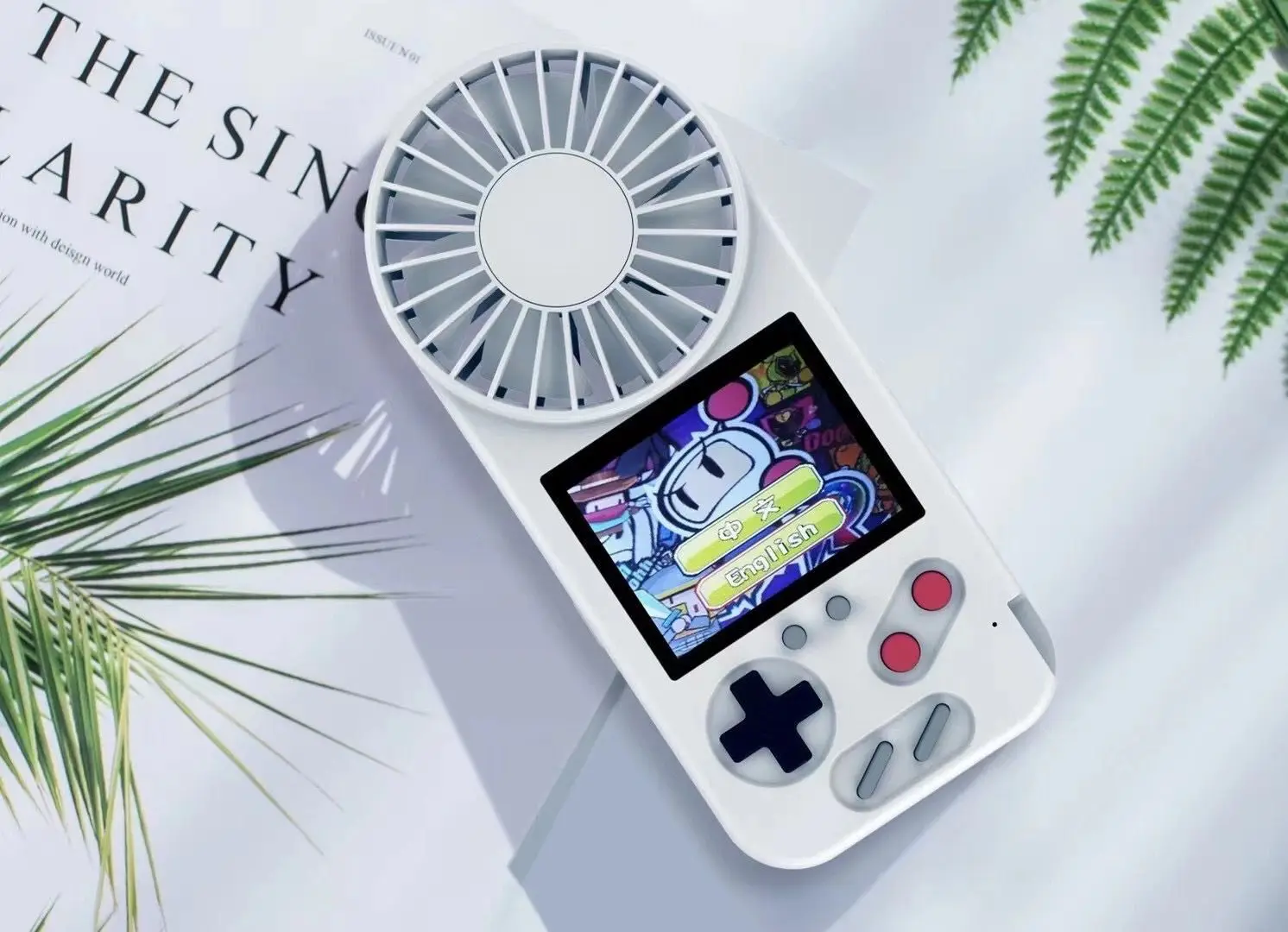 Новинка USB портативные вентиляторы электрический портативный мини-экран игровая