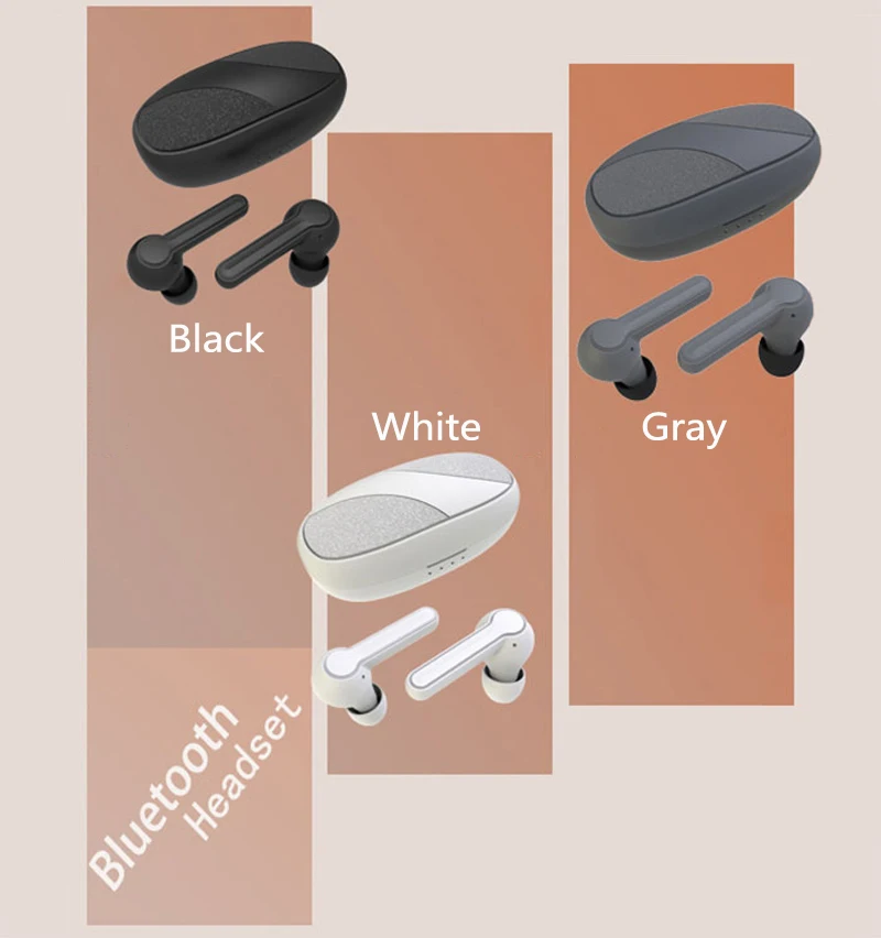 T19 наушники вкладыши TWS беспроводной Bluetooth 5 0 Наушники Hi Fi In ear Спорт Бег гарнитура