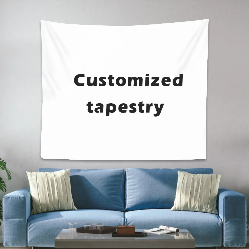 

Two Fabrics Wall Tapestry Customize Tapestry Wall Hanging Aesthetic Tapestries Beach Towel Shawl Throw Sheet Home Room Decor
