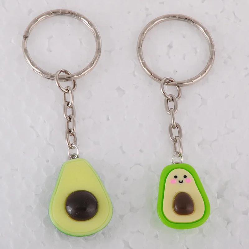 Брелок для ключей в виде сердца авокадо|Брелоки| |