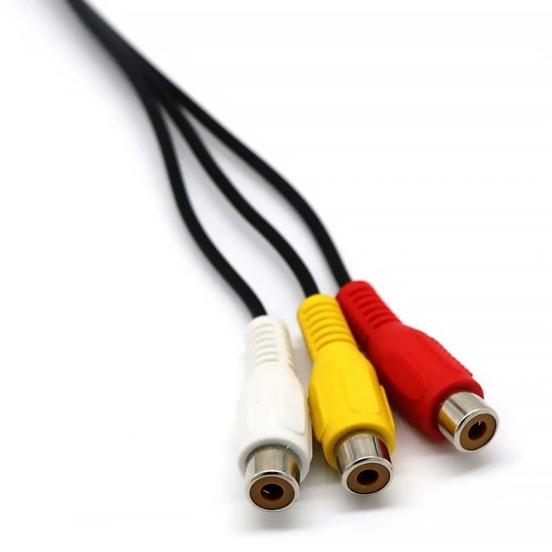 Кабель-переходник с USB на 3RCA переходник мама 3 RCA Rgb Video AV композитный для ТВ ПК DVR |