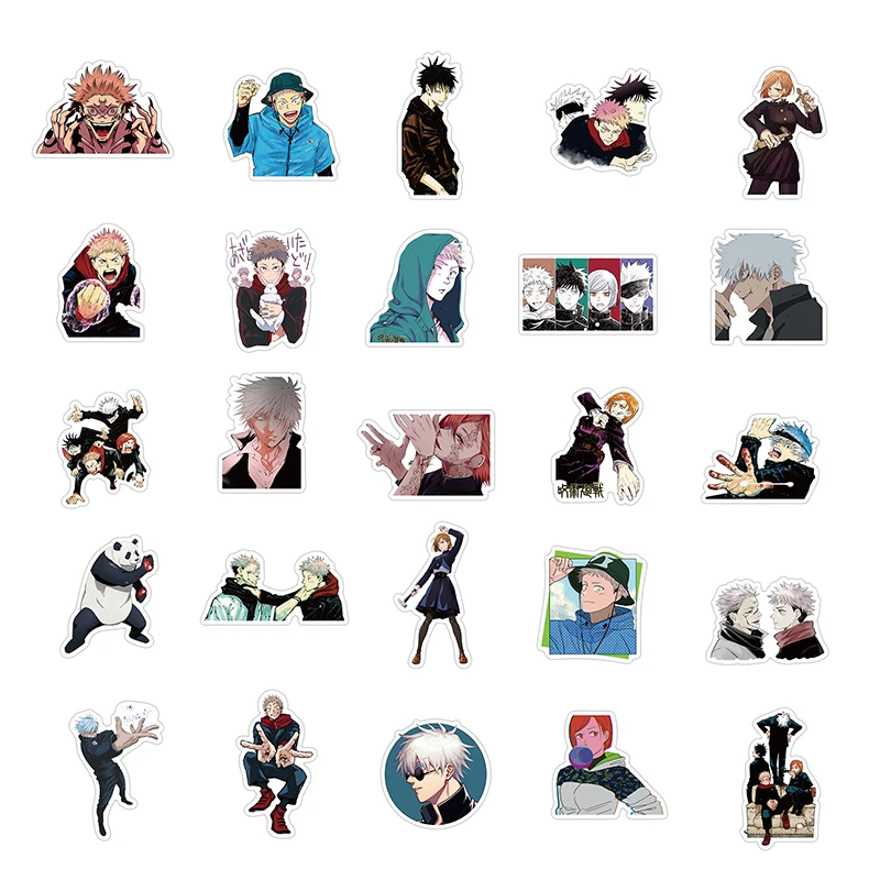 10/50 шт. водостойкие Стикеры с героями мультфильмов аниме стикеры на шлем крутой