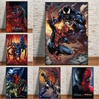 Постеры и принты Фильмов Marvel мстители супергерой Человек-паук против Веном Картина на холсте настенное искусство домашний декор Куадрос