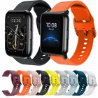 Ремешок для часов Realme Watch 2  2 Pro, силиконовый браслет для смарт-часов Realme Watch S Pro, аксессуары для часов, 22 мм